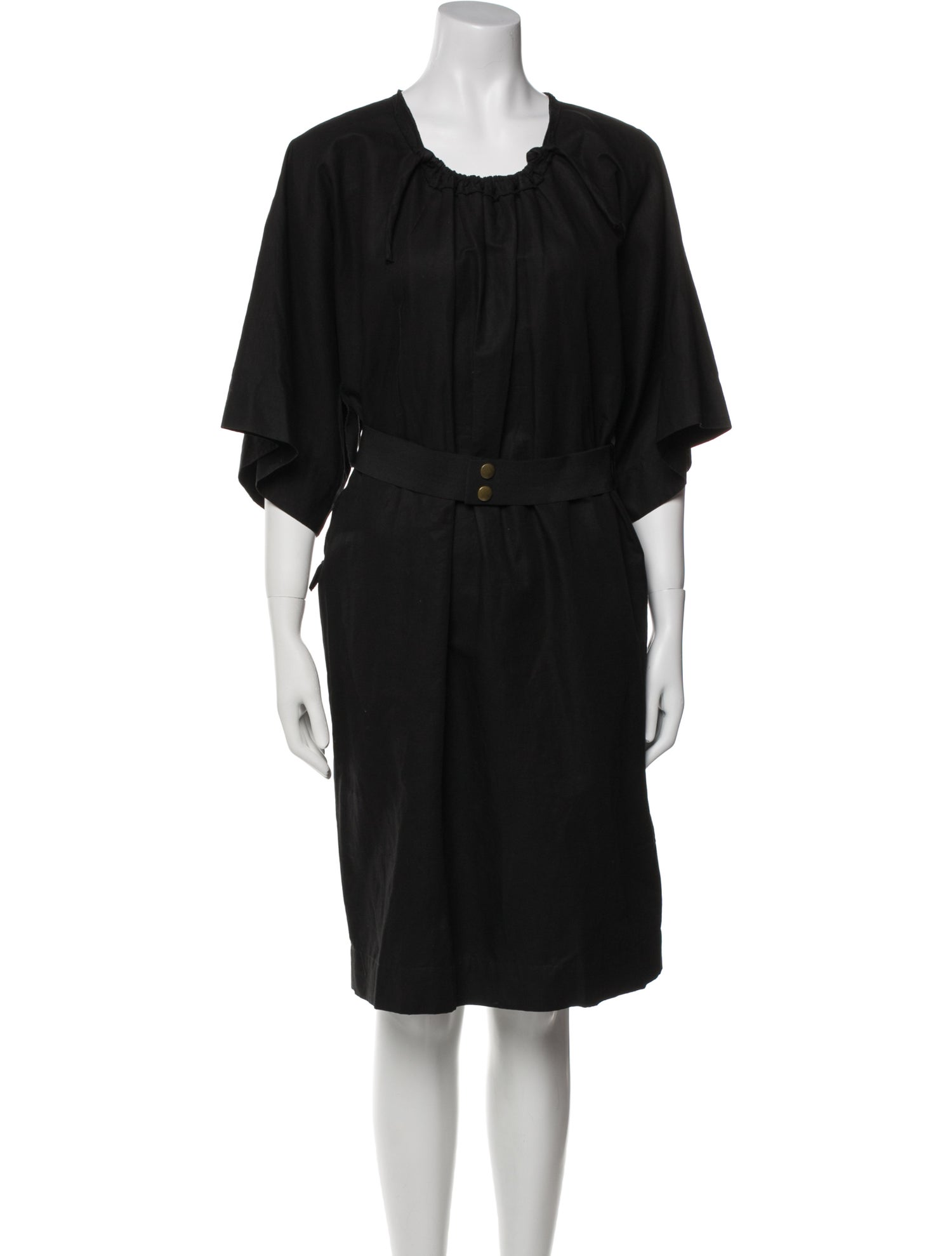 Lanvin Scoop Neck Knee-Length Dress